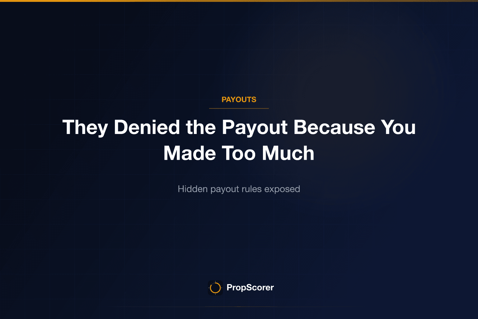They Denied the Payout Because You Made Too Much
