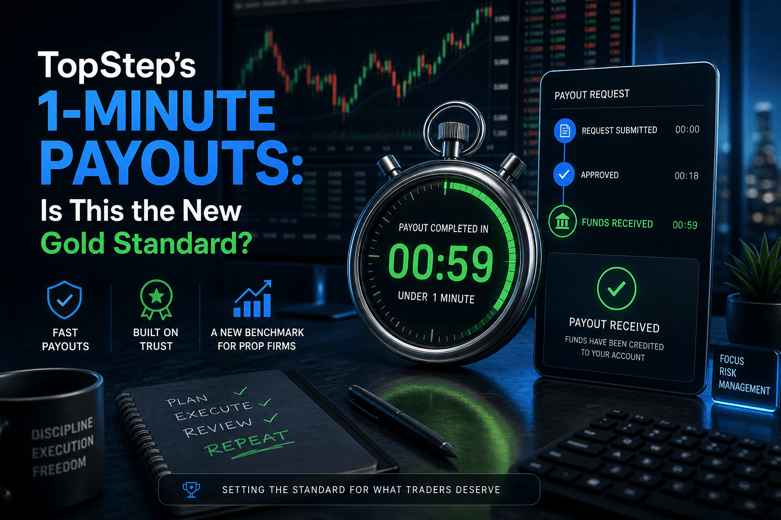 TopStep's 1-Minute Payouts: Is This the New Gold Standard?